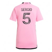 Inter Miami Sergio Busquets #5 Replica Home Shirt Ladies 2024-25 Short Sleeve